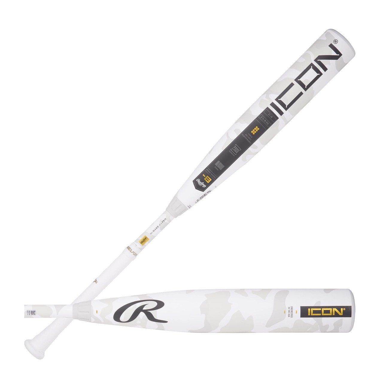 Rawlings 2025 ICON Baseball Bat USSSA -10 Drop 2.75 Barrel 2 Pc 30