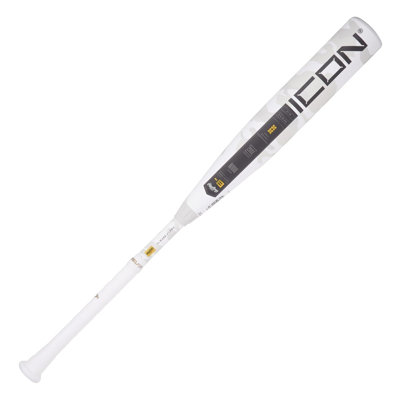 Rawlings ICON アイコン リトルリーグバット 31 / 21 Rawlings 2025 ICON Baseball Bat USSSA -8 Drop 2.75 Barrel 2