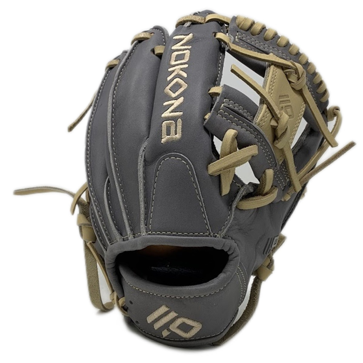 Nokona Gray Blonde AmericanKIP EDGE Baseball Series I-Web