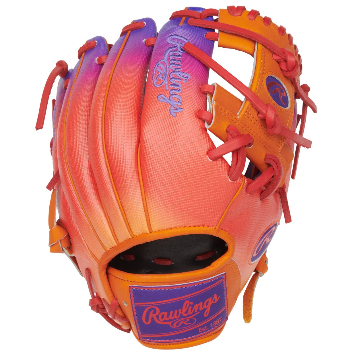 Rawlings Heart of The Hide Baseball Glove Funburst Series Right