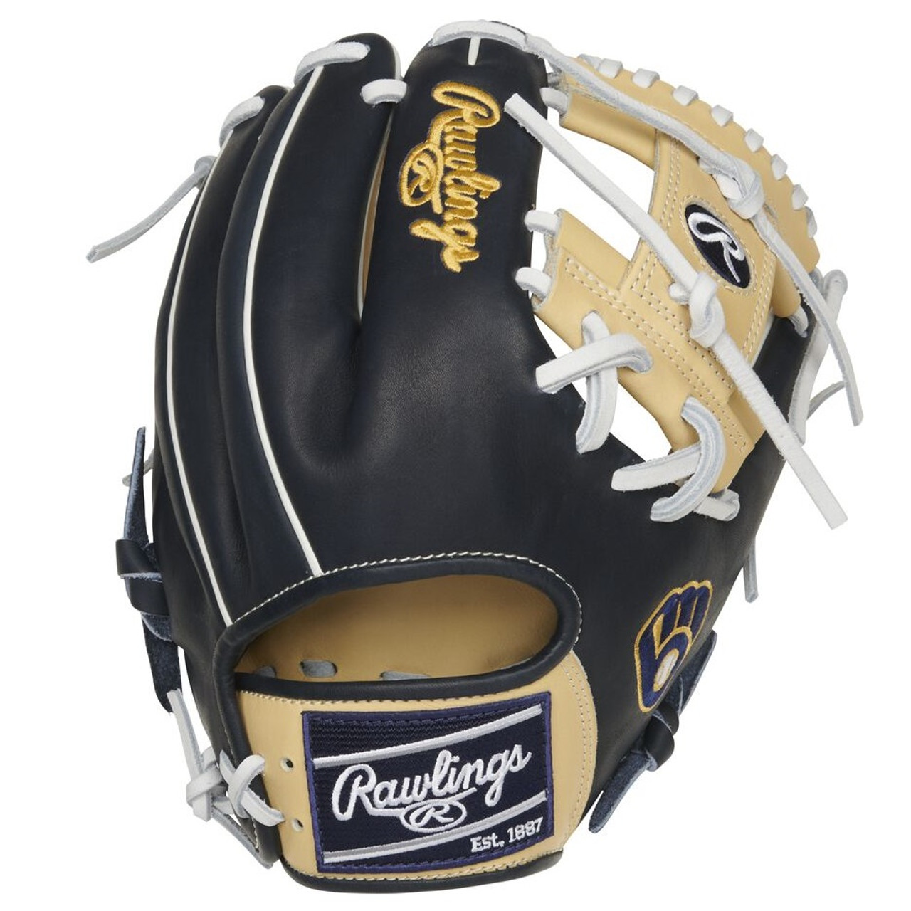 Rawlings Heart of the Hide MLB Milwaukee Brewers Baseball