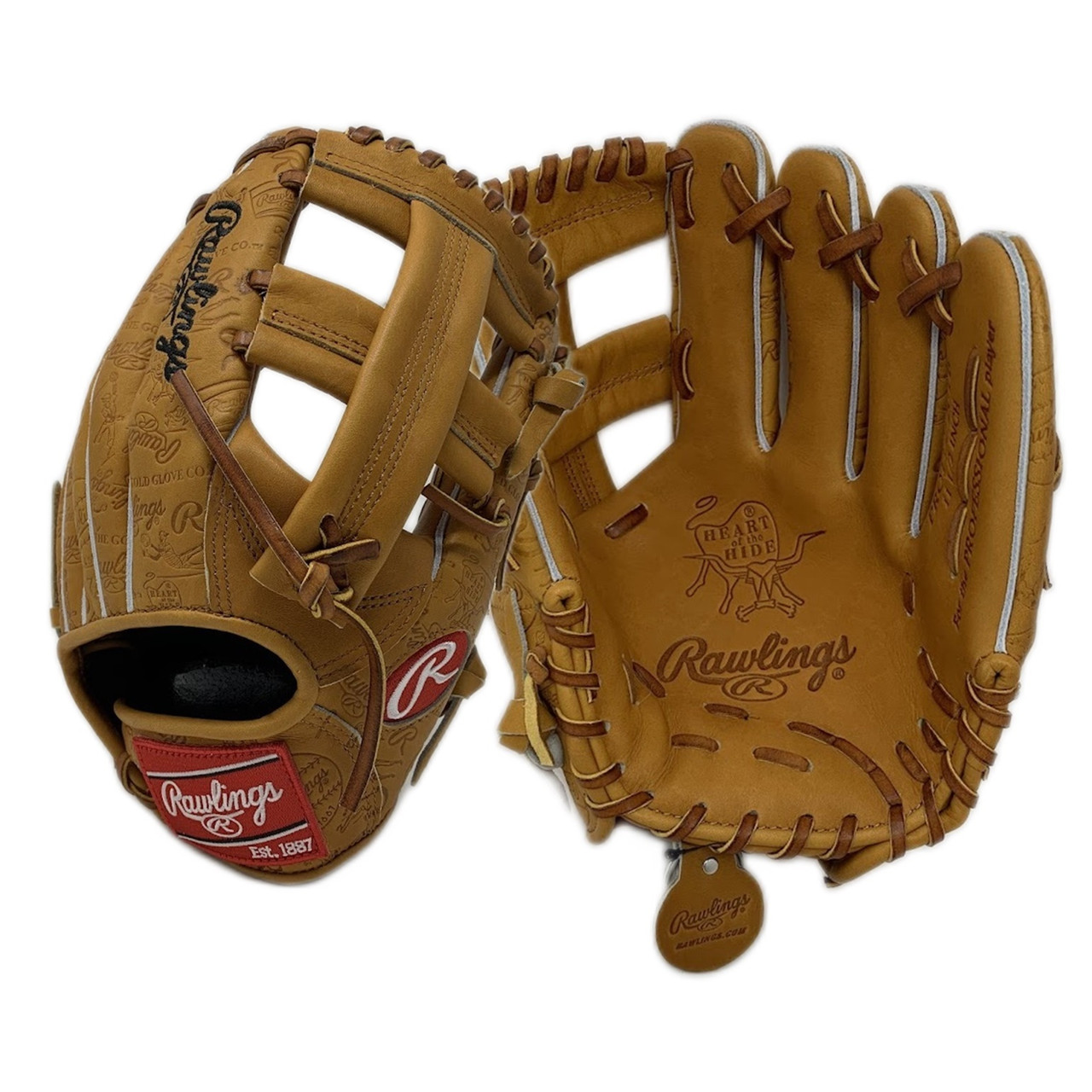 Rawlings Heart of the Hide TT2 Baseball Glove Design Back