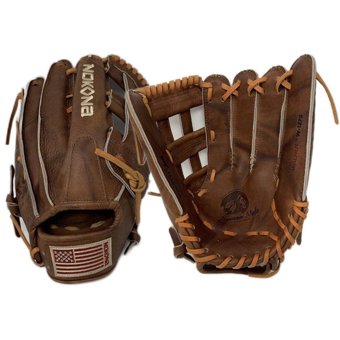 Logo Nokona Outfield Glove Inch Nokona Pro-Line PL1150M Baseball Glove