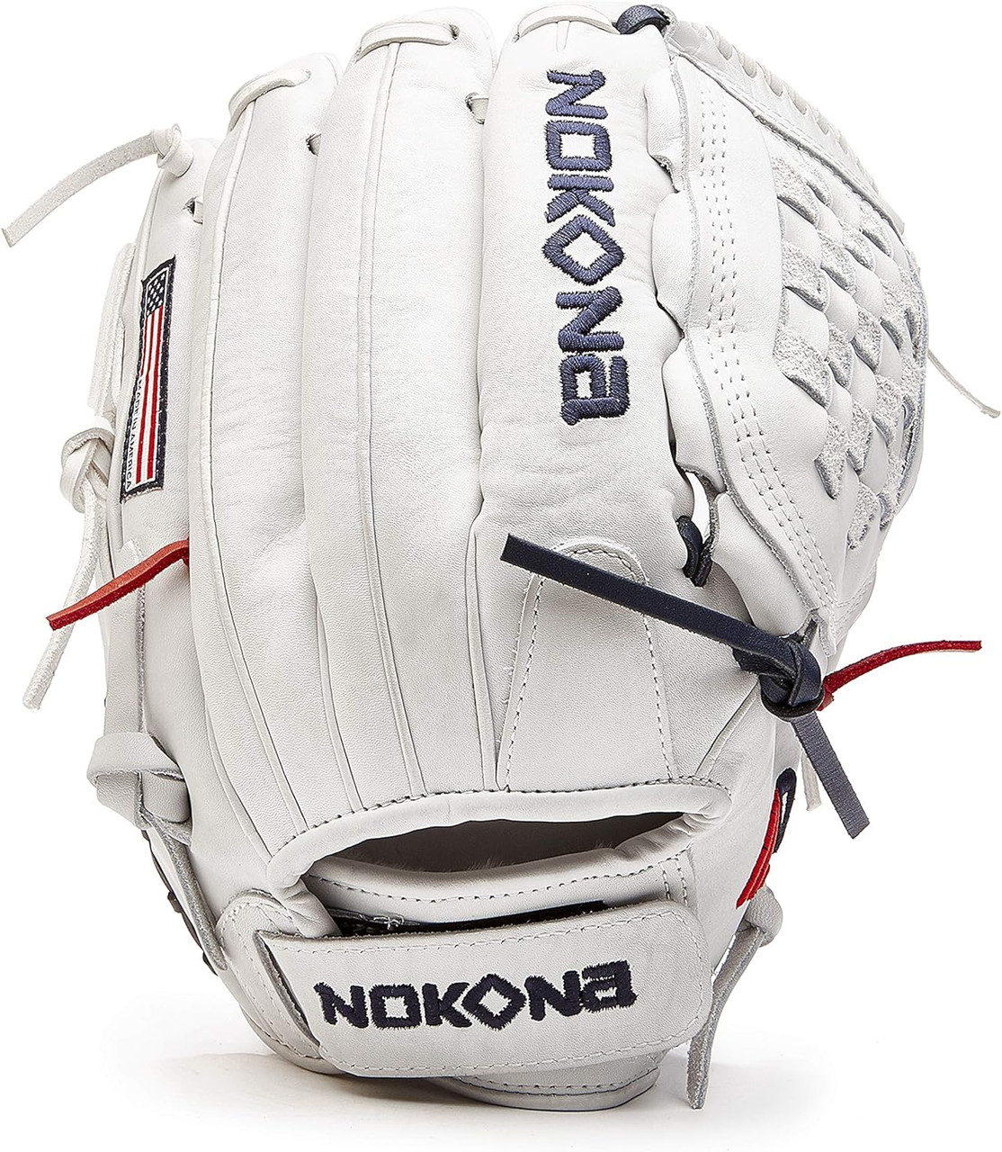Nokona American Kip Fastpitch Softball Glove 12 Inch White Right