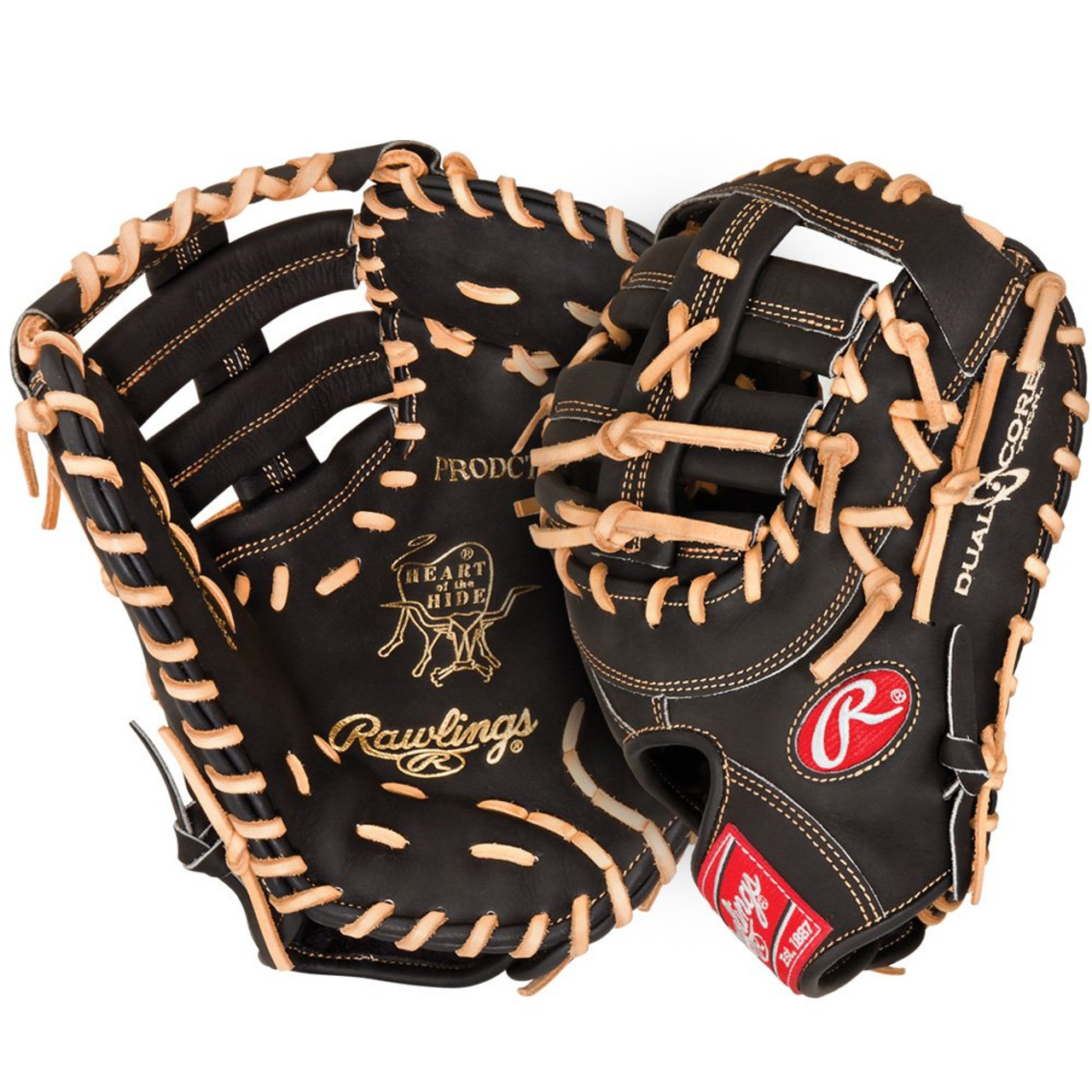 First base glove discount left handed throw