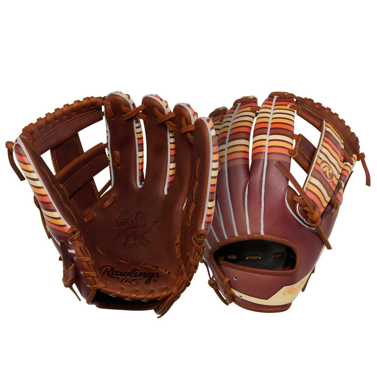 Rawlings Heart of the Hide グローブ 右投げ用 Rawlings Heart of the Hide 217 UV Print Baseball Glove Dec 25 GOTM
