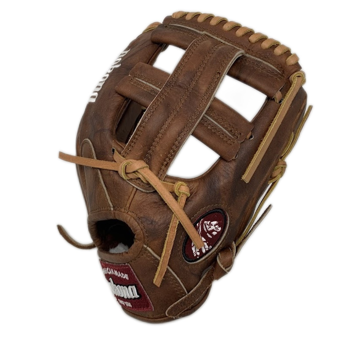 Apolina ボンネット Juni Cap Walnut Nokona Walnut 11.75 Inch Baseball Glove Single Post WB-1175SP