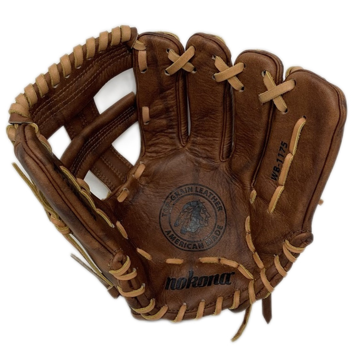 Nokona Walnut 11.75 Inch Baseball Glove Single Post WB-1175SP