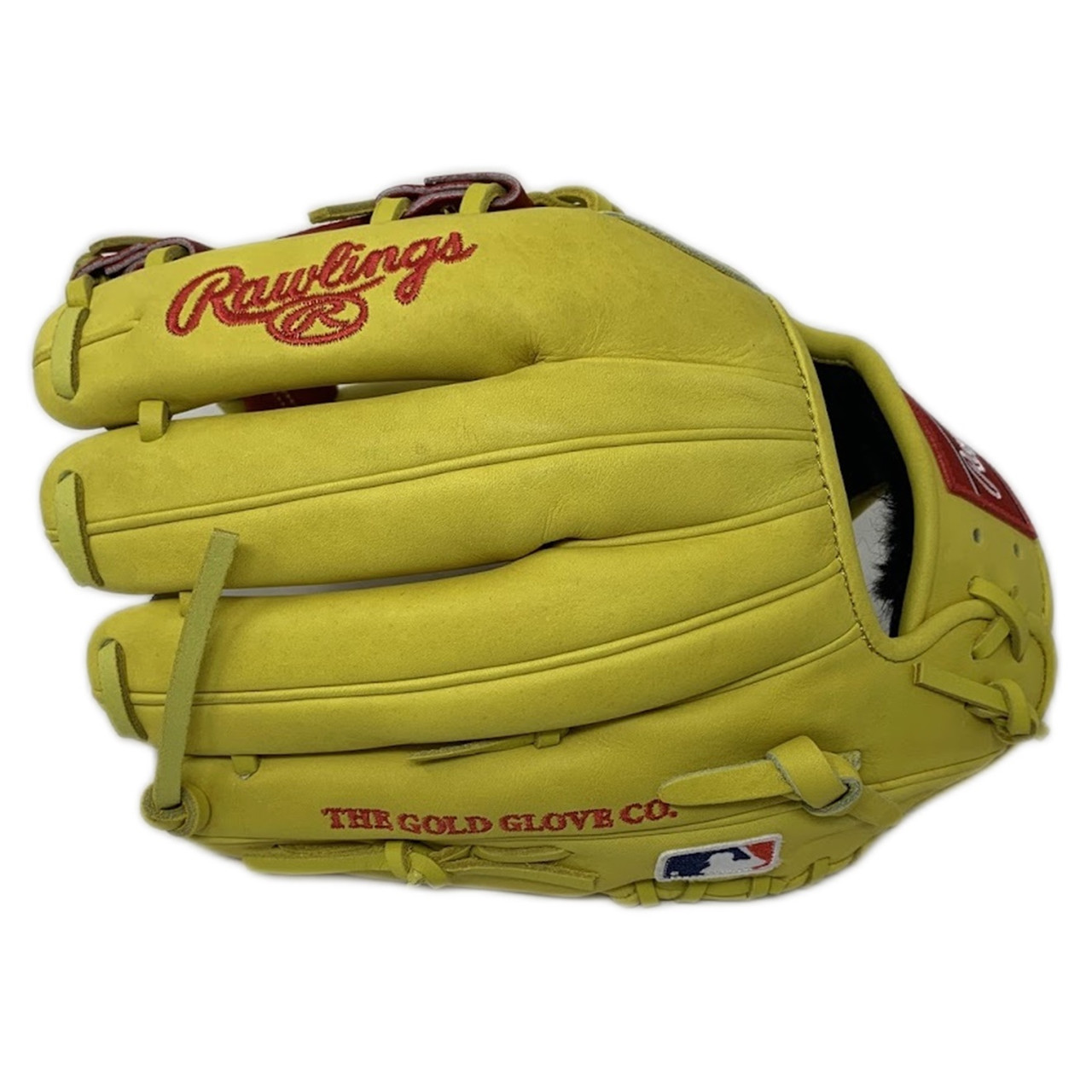 Rawlings Heart of The Hide NP5 Baseball Glove 11..75 Yellow Red