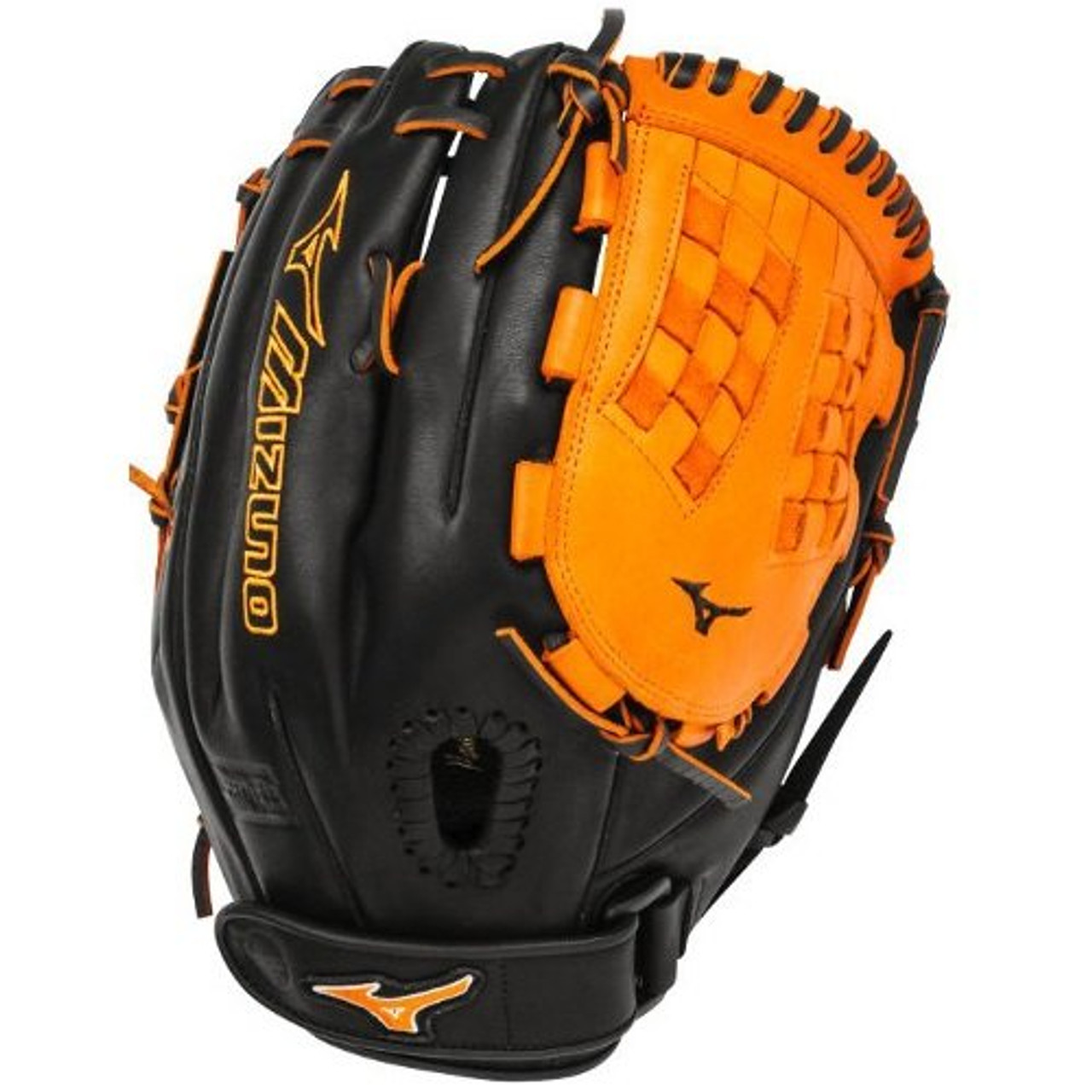 Mizuno GMVP1250PSEF3 Fastpitch Softball Glove 12.5 inch (BlackOrange