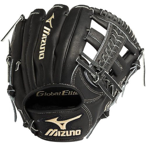 Mizuno GGE60VBK Global Elite VOP Baseball Fielder's Mitt (Black