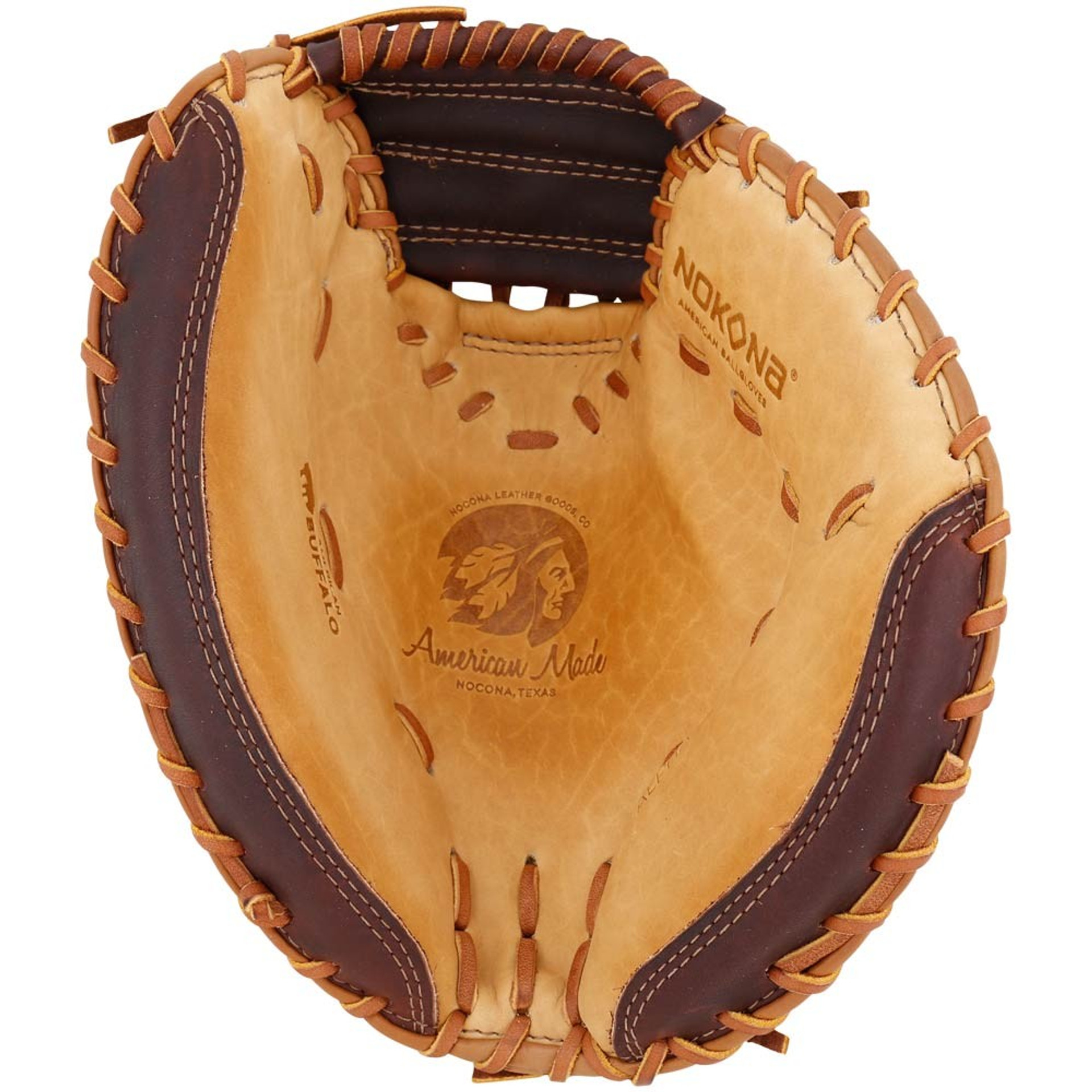 Nokona Alpha Select Youth Baseball Catchers Mitt 32 Right Hand Throw