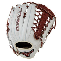 Mizuno GMVP1277PSE3 MVP Prime Baseball Glove 12.75 inch (Silver-Brown, Right Hand Throw)