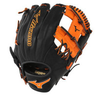 Mizuno 11.5 inch MVP Prime SE3 Baseball Glove GMVP1154PSE3 (Black-Orange, Right Hand Throw)