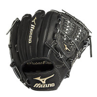 Mizuno GGE5VBK Global Elite VOP Baseball Fielder's Mitt (Black 11.75 Inch) (Right Handed Throw)