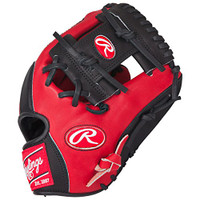 Rawlings Heart of the Hide Red Black Baseball Glove 11.5 inch PRO202SB (Right-Hand-Throw)