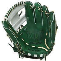 Mizuno 11.5 inch MVP Prime SE3 Baseball Glove GMVP1154PSE3 (Forest-Silver, Right Hand Throw)