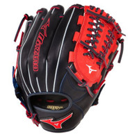 Mizuno GMVP1177PSE3 Baseball Glove 11.75 inch (Navy-Red, Right Hand Throw)