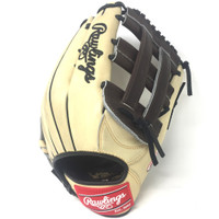 Rawlings Heart of the Hide PRO303 Camel Black Baseball Glove 12.75 Right Hand Throw