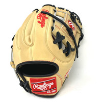 Rawlings Heart of Hide 11.25 Baseball Glove Tan Black Right Hand Throw