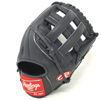 Rawlings Heart of the Hide Black Horween PRO1000HC Baseball Glove 12 inch Right Hand Throw