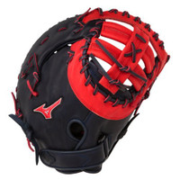 Mizuno GXF50PSE3 MVP Prime First Base Mitt 13 inch (Navy-Red, Right Hand Throw)