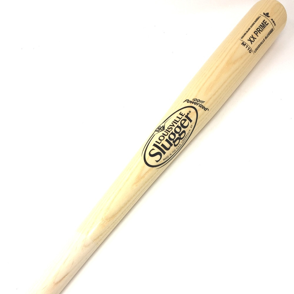 Louisville Slugger XX Prime Ash Pro M110 Cupped Wood Baseball Bat 33.5 Ballgloves