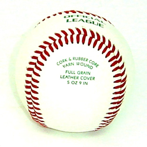 Douzaine De Balles De Baseball Diamond D-OB - Cuir Blanc, Cœur Liège, Récréatif