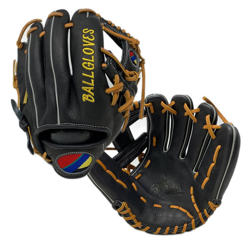 Ballgloves Vivid Series 11.5 Inch I Web Black Tumble Right Hand Throw
