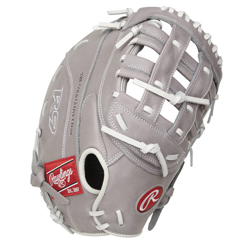 Rawlings R9 Series Fastpitch Softball First Base Mitt Mod Pro H Web 12.5 inch Right Hand Throw