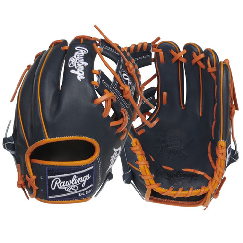 Rawlings Heart of the Hide Detriot Tigers Baseball Glove 11.5 Right Hand Throw