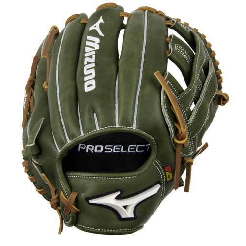 Mizuno Pro Select Baseball Glove 11.75 Green Right Hand Throw