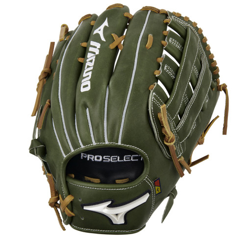 Mizuno Pro Select Baseball Glove 12.75 Green Right Hand Throw