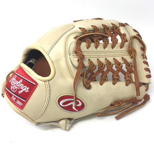 Rawlings Heart of the Hide PRO2174 Camel 11.5 Baseball Glove Modified Trap Right Hand Throw