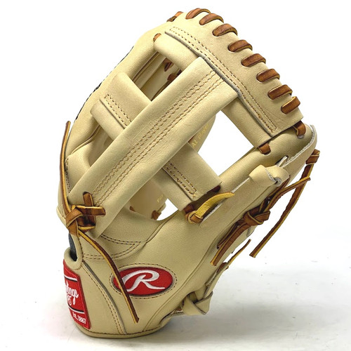 Rawlings Heart of the Hide 11.5 Inch TT2 Single Post Web Camel with Tan Laces Right Hand Throw