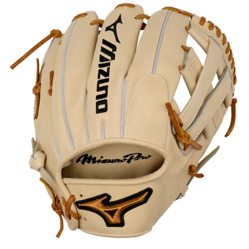 Mizuno Pro Baseball Glove 11.75 Inch Tan Right Hand Throw