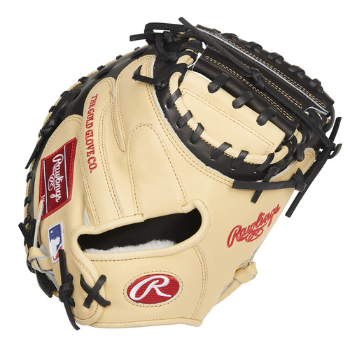 Rawlings Pro Preferred Catchers Mitt 34 Inch Camel Black Right Hand Throw