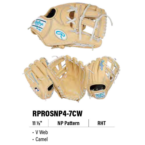 Rawlings 2024 Pro Preferred Series RPROSNP4-7CW Baseball Glove 11.5 Right Hand Throw