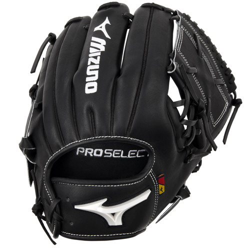 Mizuno Pro Select Baseball Glove 11.75 Black Right Hand Throw