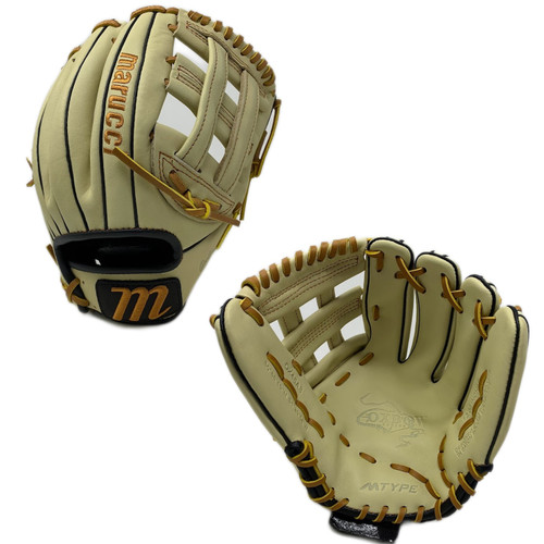 Marucci Oxbow M TYPE 45A3 12.00 H Web Baseball Glove Camel Tan Right Hand Throw