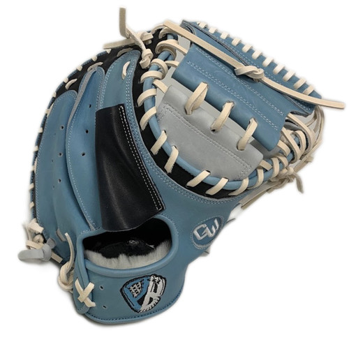 Gloveworks Columbia Blue 34 Inch Catchers Mitt Right Hand Throw