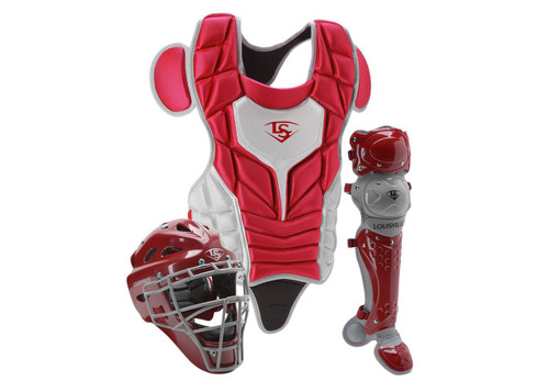 Louisville Slugger Youth PG Series 5 Catchers Set Scarlet Gray