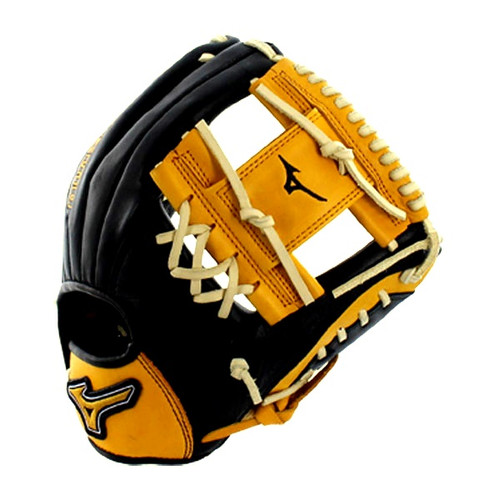 Mizuno GMVP1154SE4 MVP Prime SE Baseball Glove Black Gold Right Hand Throw