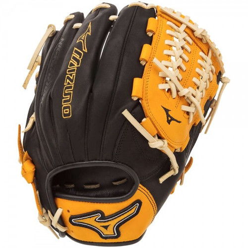 Mizuno GMVP1177SE4 MVP Prime SE Baseball Glove Black Gold Right Hand Throw