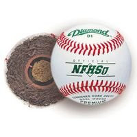Diamond (10 Dozen) D1-NFHS Case Offical Baseballs Cushioned Cork Center
