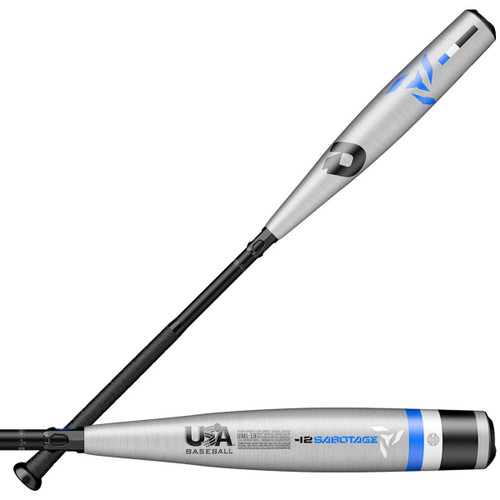 DeMarini 2019 Sabotage -12 2 3/8 Barrel USA Baseball Bat 29 inch 17 oz