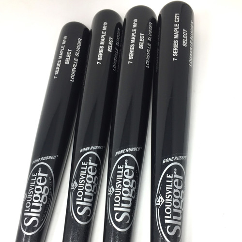 Louisville Slugger Wood Baseball Bat Pack 34 inch (4 Bats) Series 7 Maple High Gloss Finish