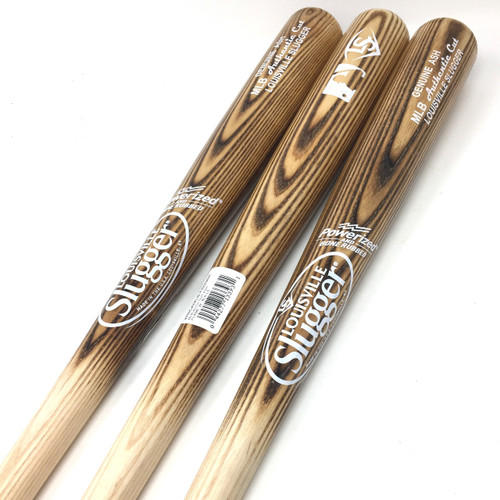 Louisville Slugger Wood Baseball Bat Pack 33 inch (3 Bats) MLB Ash