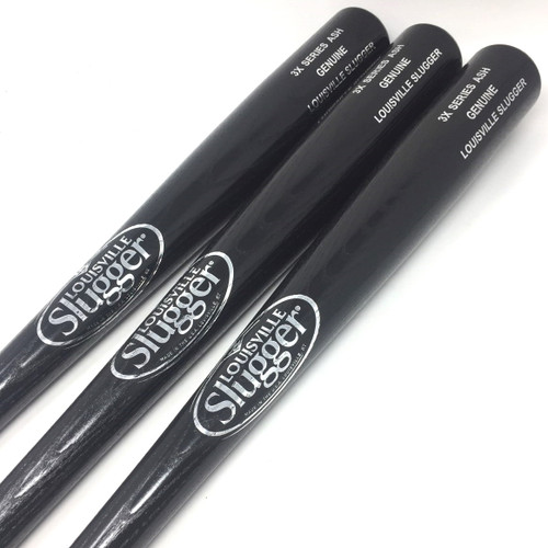 Louisville Slugger Wood Baseball Bat Pack 33 inch (3 Bats) S3 Ash
