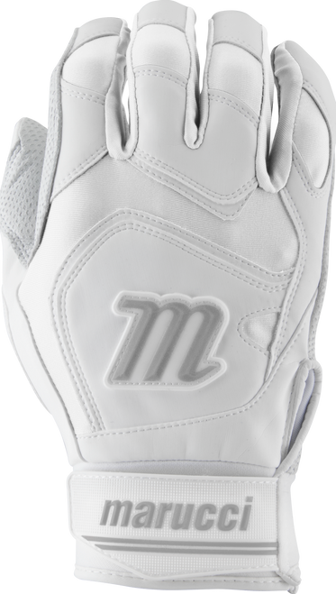 Marucci Signature Batting Gloves MBGSGN2 1 Pair White White Adult Medium